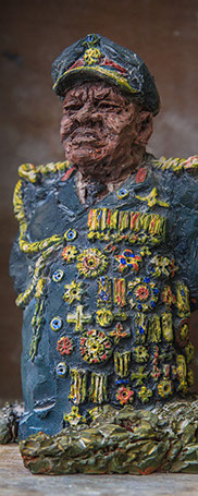 Crocodile, Sculpture en métal par Thomas Waroquier steel 