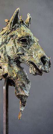 Crocodile, Sculpture en métal par Thomas Waroquier steel 