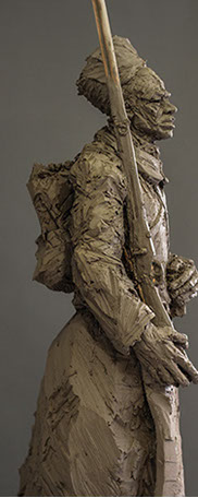 Crocodile, Sculpture en métal par Thomas Waroquier steel 